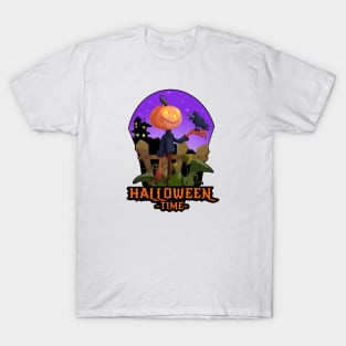 Halloween Time With Jack O Lantern T-Shirt